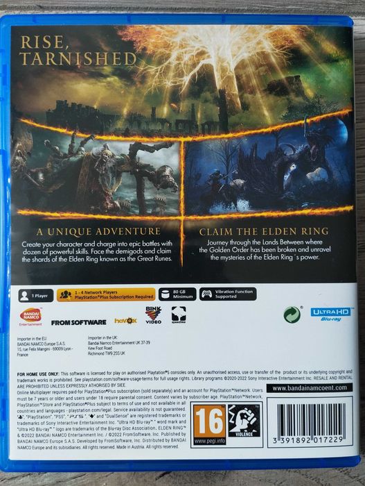 Gra Elden Ring Polska Wersja PS5 Playstation