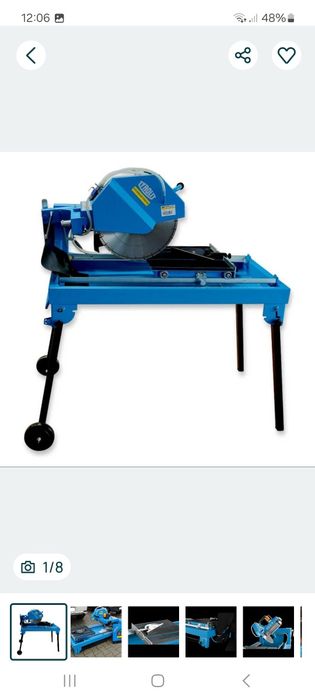 Przecinarka stołowa Tyrolit  tbe 400 do cięcia cegły, klinkieru, kostk