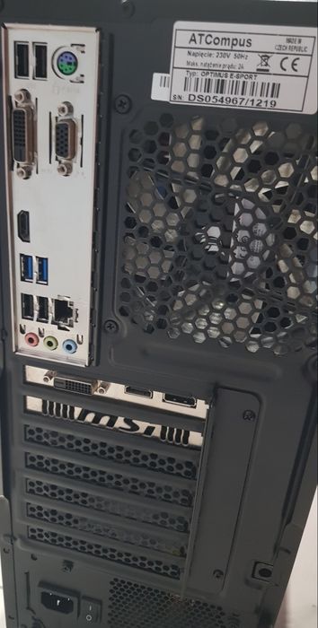 Komputer + monitor 24"