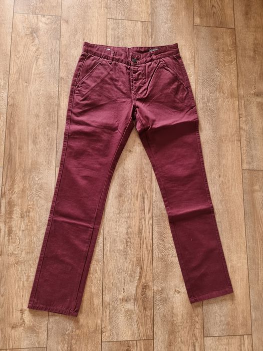 Chinosy bordowe nowe 31x32 slim fit. Jack & Jones