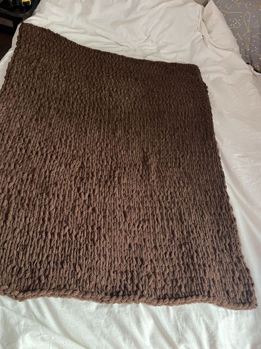 Плед вʼязаний , ручної роботи