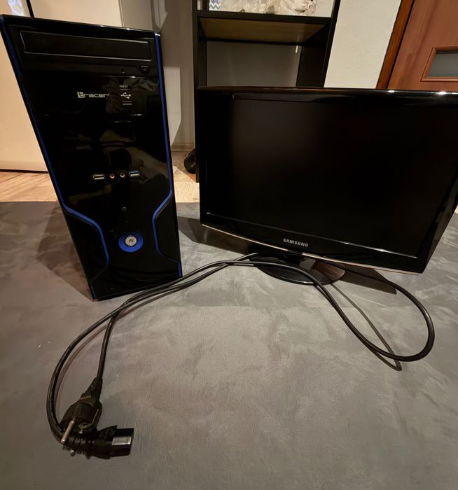 Komputer stacjonarny + monitor Samsung | GTX 1050 | Windows 10