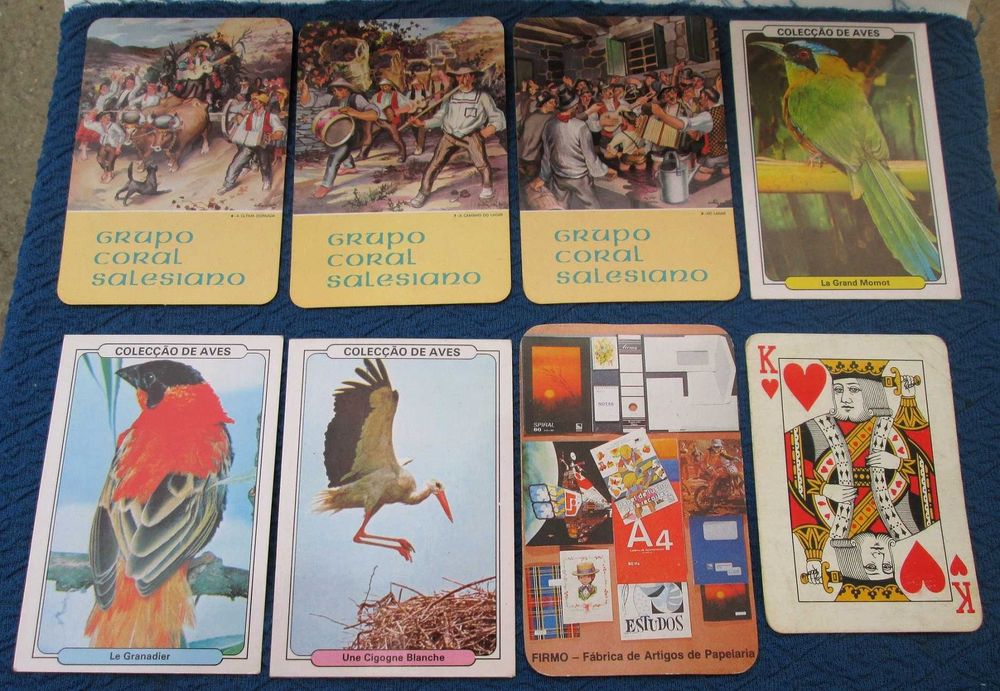 Calendários diversos 1986 (várias fotos) Ler descrição