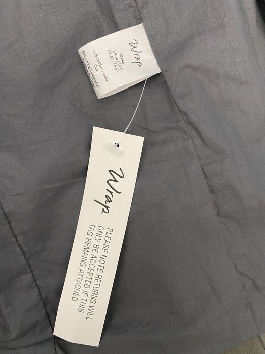 Kurtka skórzana skora naturalna szara z fredzlami rozm 36