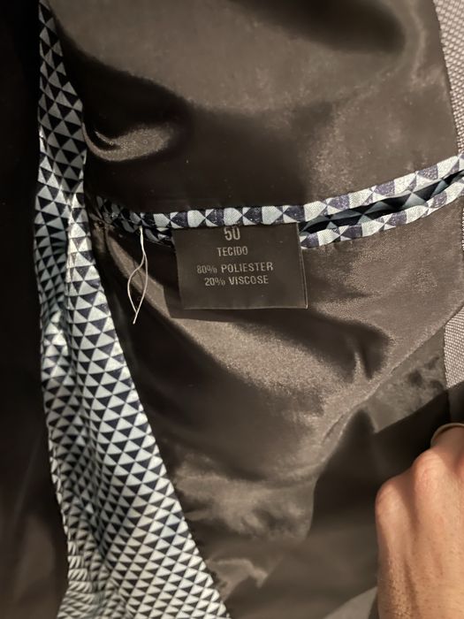 Fato completo azul casaco 50 calças 46