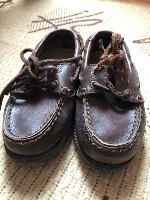 Sapato de vela ROCKPORT para criança em castanho escuro T25.5
