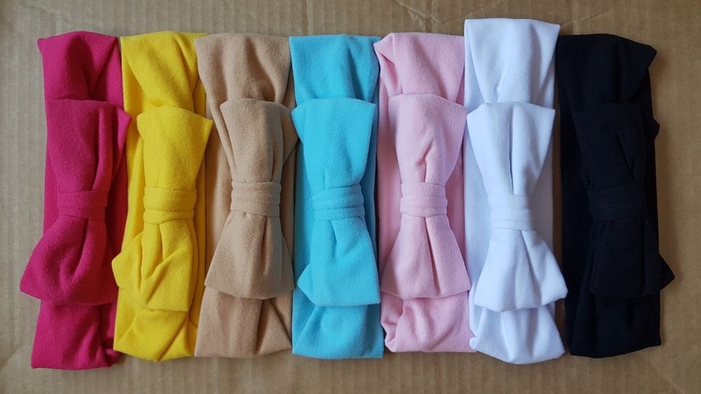 Fitas Cabelo Bebé/Bandoletes Laçarote Criança Lisos