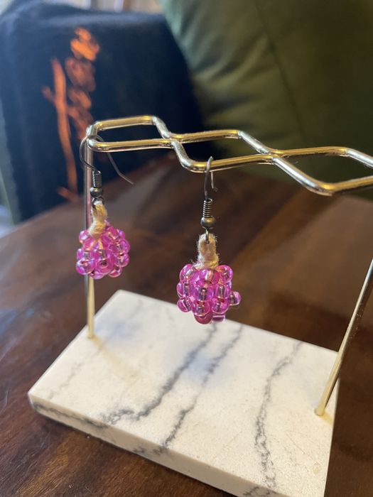 Sprzedam różowe kolczyki