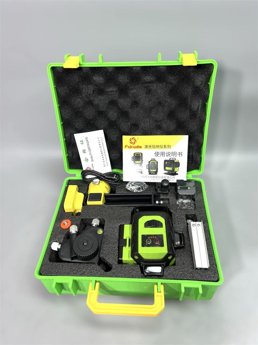 Лазерный уровень FUKUDA MW-94D-4GX 4D Диоды OSRAM (2 АКБ)