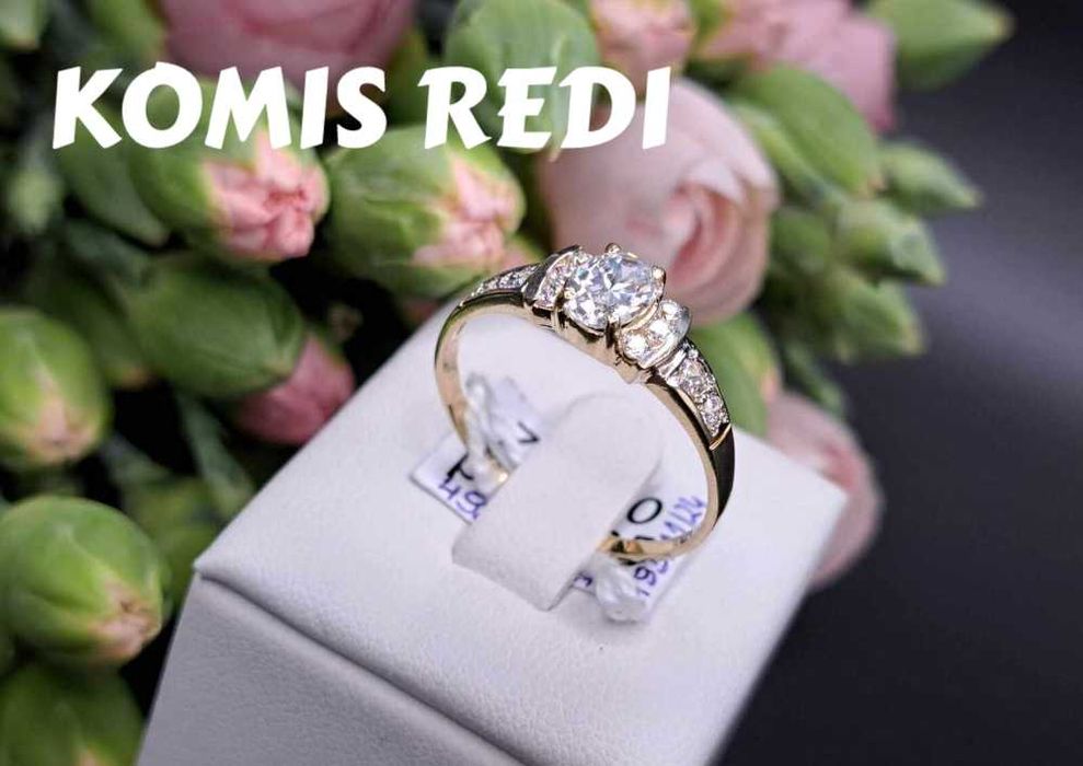 ZŁOTY PIERŚCIONEK 2,74 GR. próba: 585 roz. 25 Komis Redi