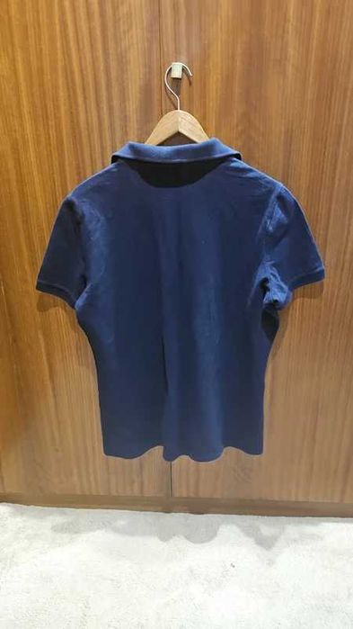 T-Shirt Polo com botões mulher