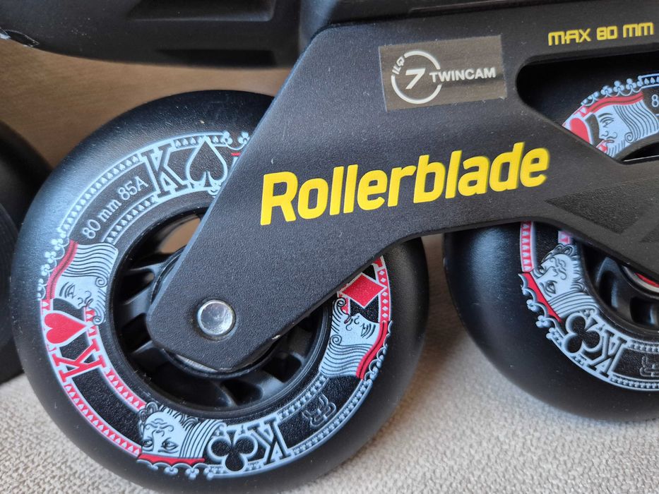 Rollerblade Twister Edge SE EU 46, 4x80/85A, Nowe FR kola i Wicked ABEC 9