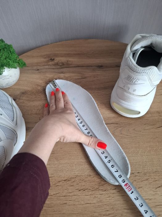 Мужские кроссовки Nike air max 45р, белые весенние  кросовки