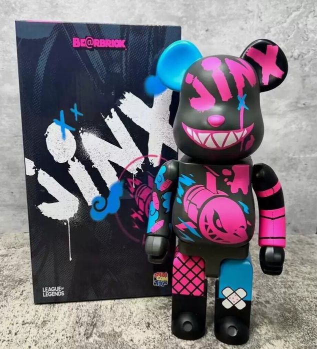 Bearbrick Violent Bear 400% League of Legends – Jinx 28 cm | Nowa