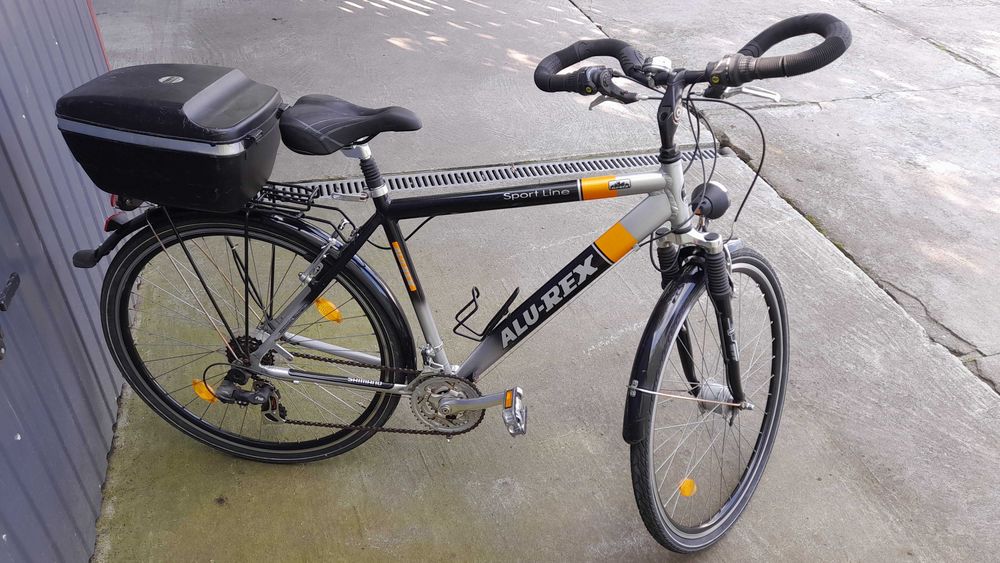 Prophete markowy MĘSKI ROWER szosowy 28" sprawny aluminiowy Shimano