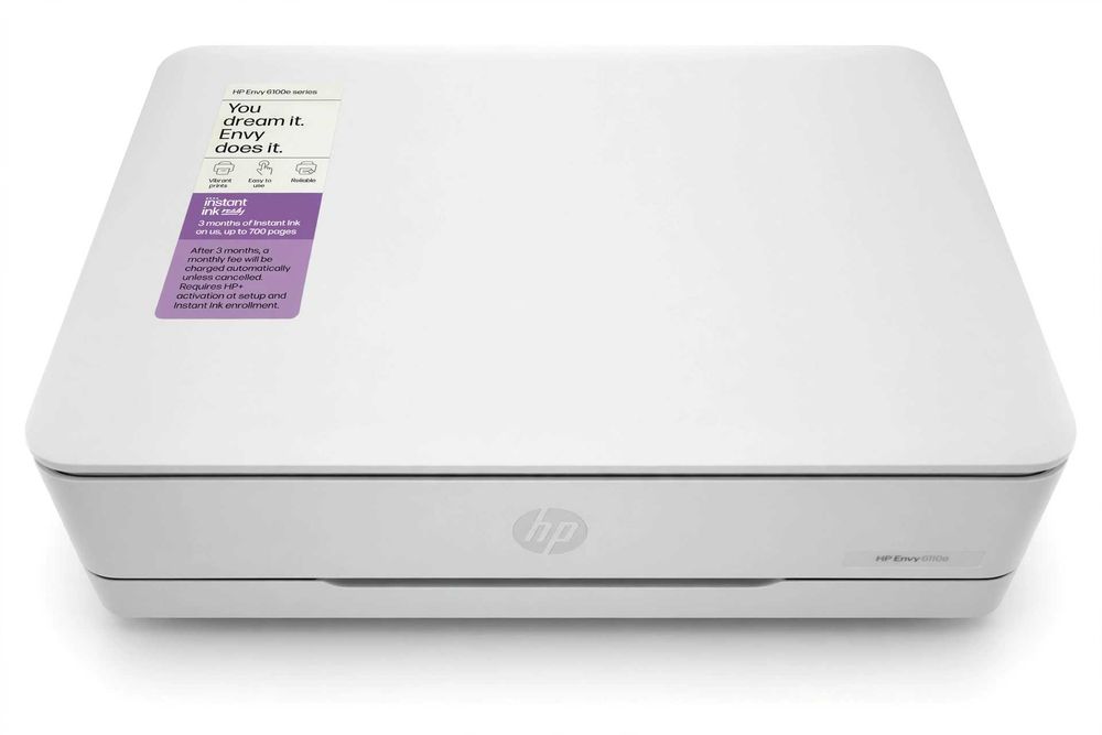 Impressora HP Envy 6100e – Wi-Fi, Cópia e Digitalização – Como Nova
