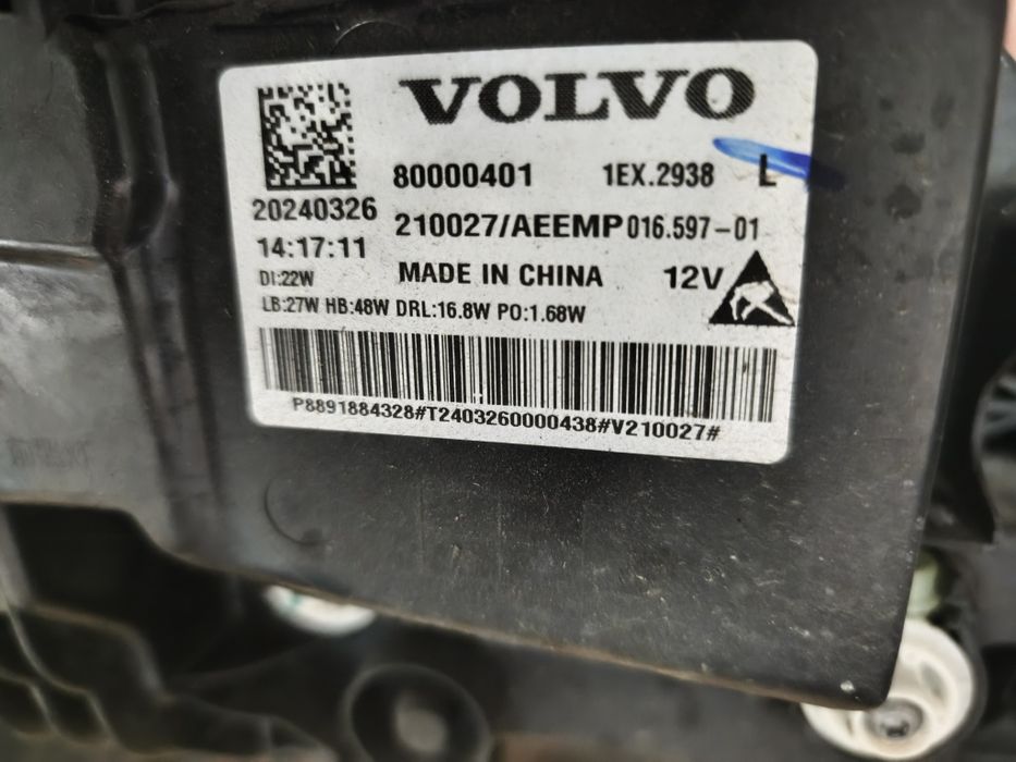 Farol Volvo EX30