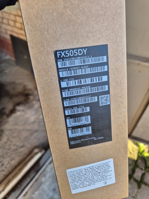 Продам ігровий ноутбук Asus fx505dy