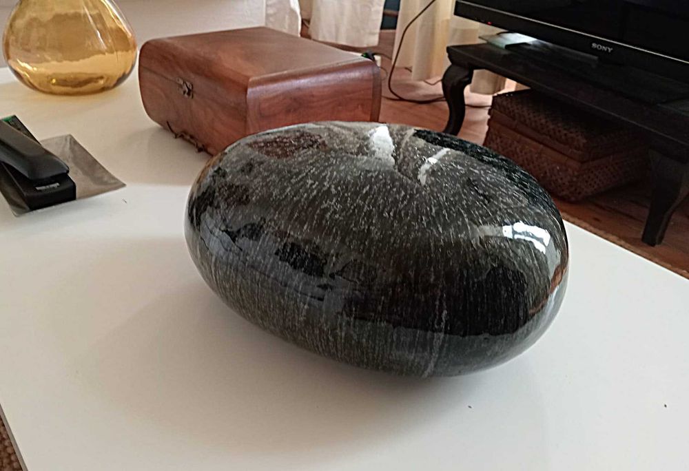 Arte Moderna Centro mesa em  Cerâmica Vitrificada Ovo Meteorito