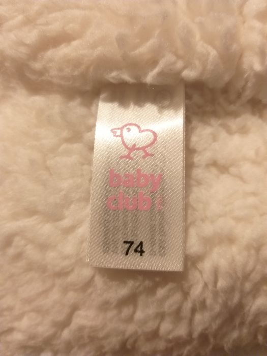 Bluza Club Baby  z korzuszkiem na roz.74