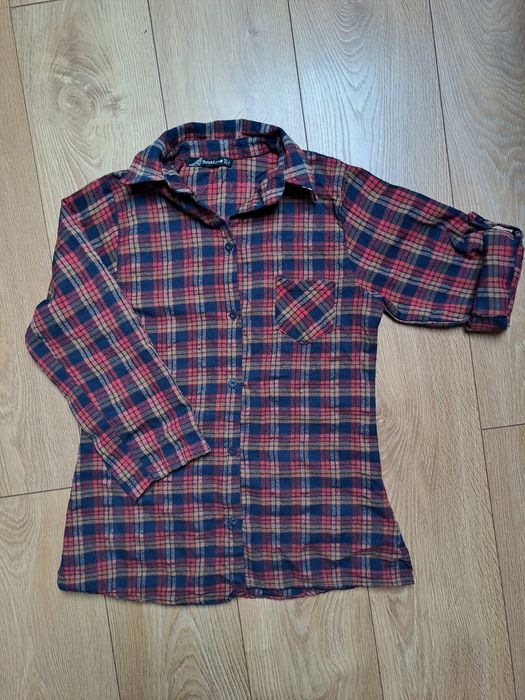 Damska koszula w krate