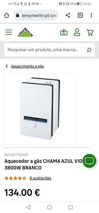 Hotspot GALP com botija pluma