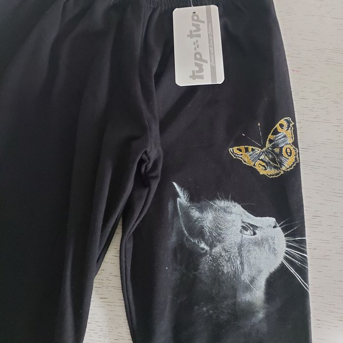 Nowe spodnie Tup - tup z kotem rozm. 146 spodnie H&M zestaw