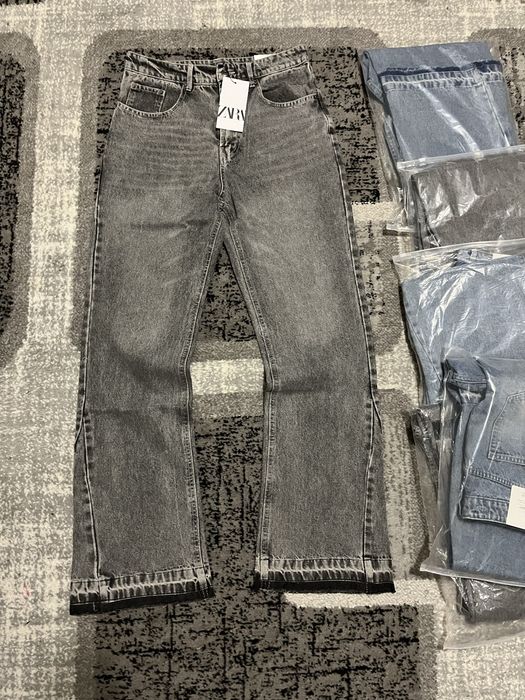 zara flared jeans