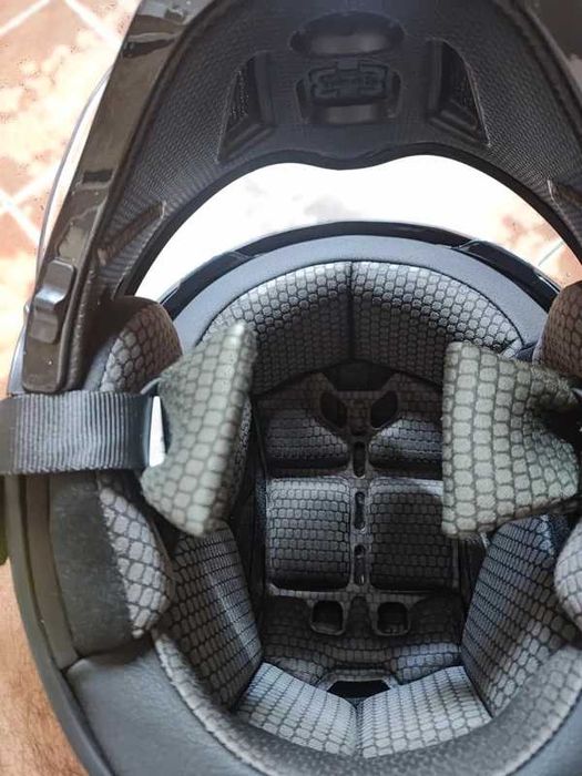 Capacete de Moto Cyril Integral Modular com Dupla Viseira