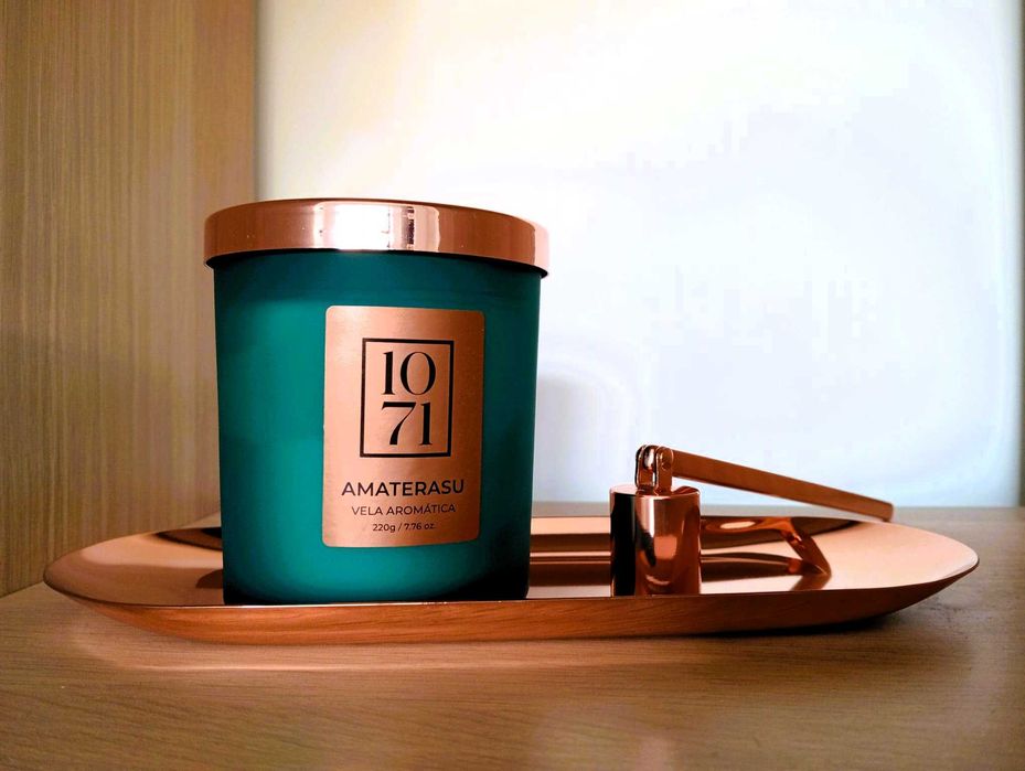 Vela aromática de 220g | 40h de queima | Feita à mão em Portugal