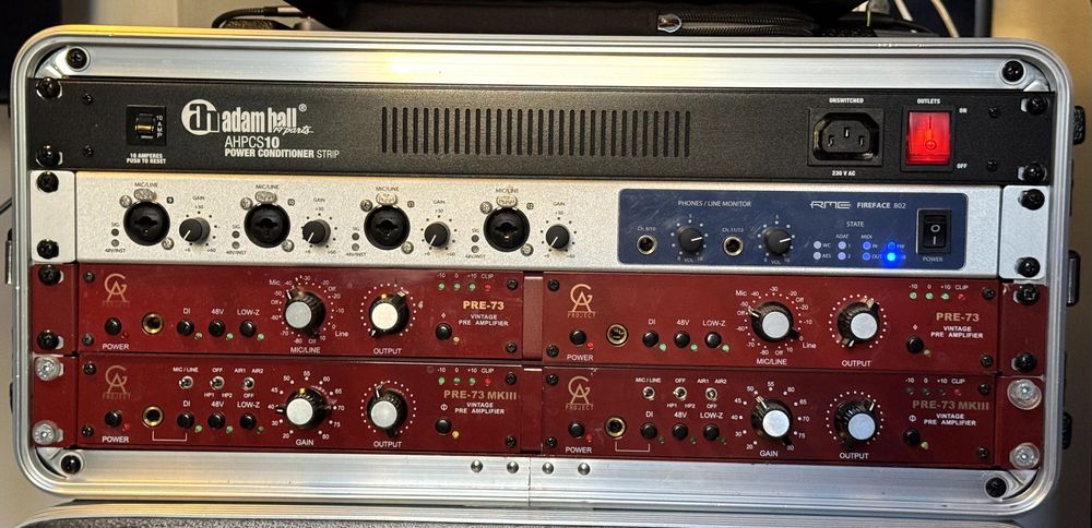 2x Golden Age Project PRE-73 przedwzmacniacz preamp mikrofonowy