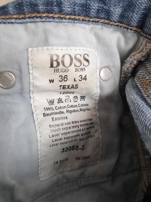 Męskie spodnie dżinsowe dżinsy Hugo Boss L
