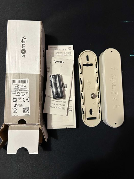 SOMFY 9016353E Eolis 3D WireFree io Wstrząsowy czujnik wiatru
