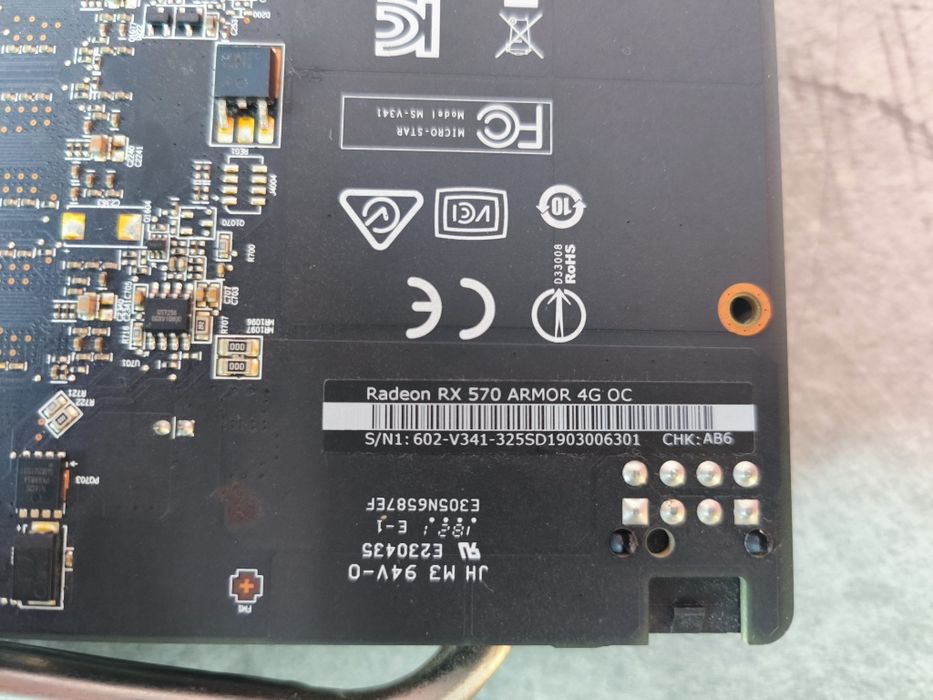 MSI Radeon RX 470 ARMOR 4G OC