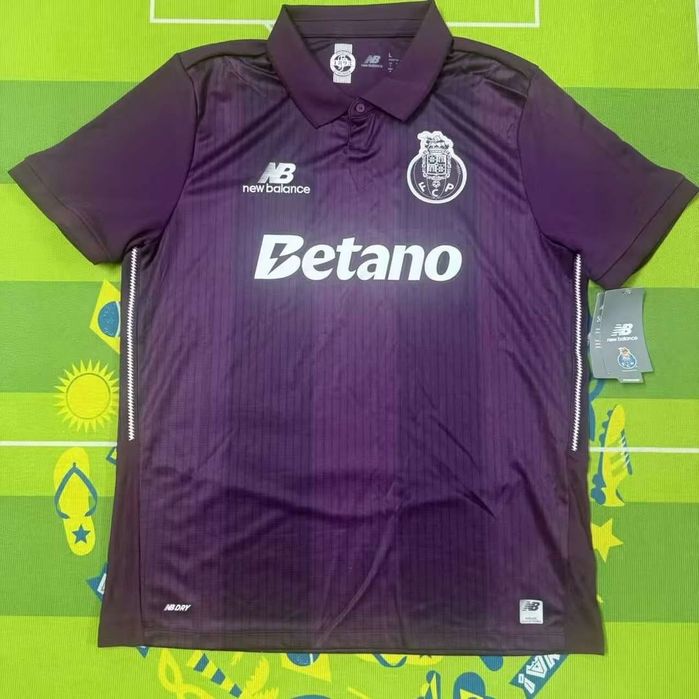 Camisola secundária do porto cor de vinho época 26/27