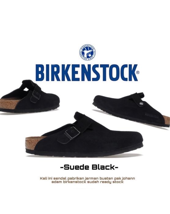 Birkenstock Biston чорні, заишеві 44 р на широку стопу