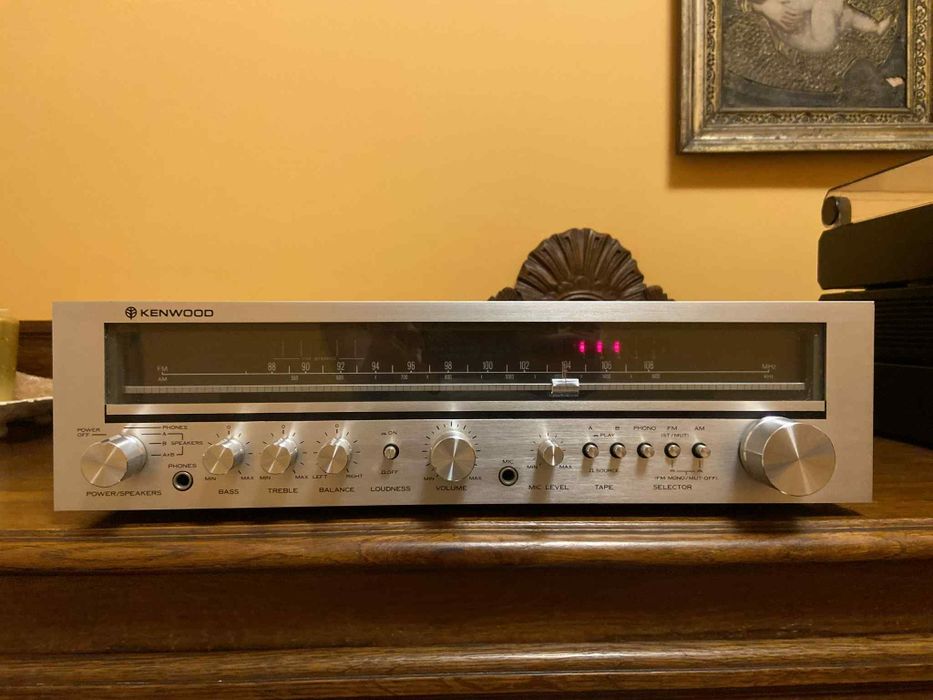 Urokliwy amplituner Kenwood KR-2010, vintage, świetny stan