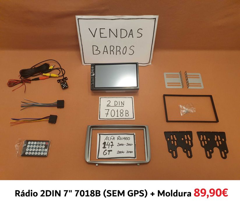 (NOVO) Rádio 2DIN • Alfa Romeo • MiTo • 147 • GT • Android [4+64GB]