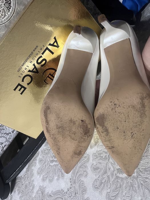 Туфлі білі 39, 40