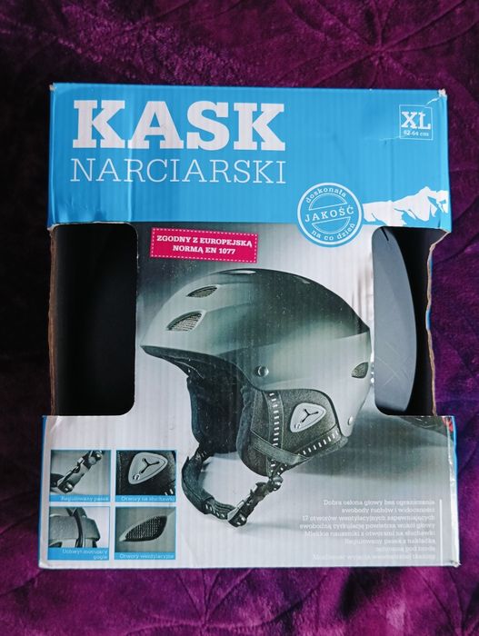 Kask narciarski XL 62-65 cm