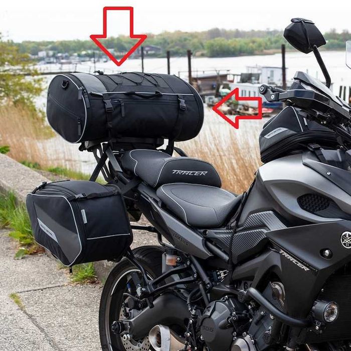 Mala Saco traseiro grande 40L Roll Bag moto 4 mota