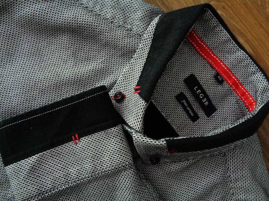 Męska koszula marki Leger kołnierzyk 40 szer-52cm.