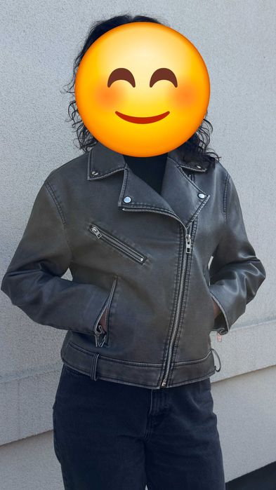 Продам куртку оверсайз кожзам