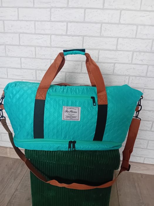 Torba damska sportowa, podróżna 48x31x24 cm nowa.