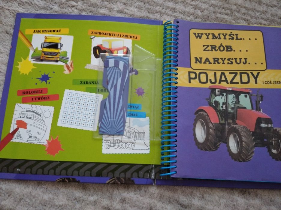 Wymyśl narysuj zrób Pojazdy/książka dla dzieci/ wyd. OLESIEJUK