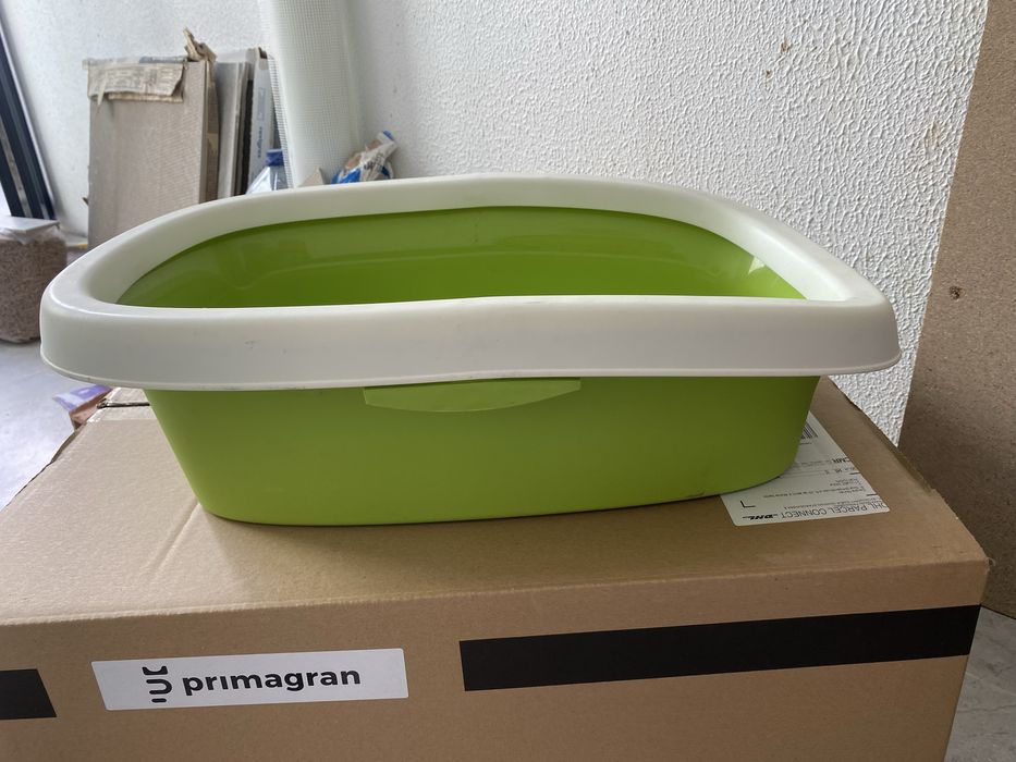 Caixa de areia para gatos