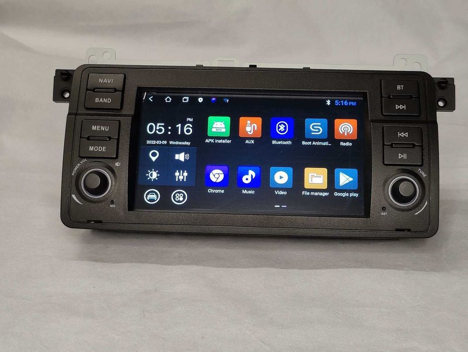BMW E46 Rádio Android CarPlay Android Auto sem Fios – GPS Wi-Fi