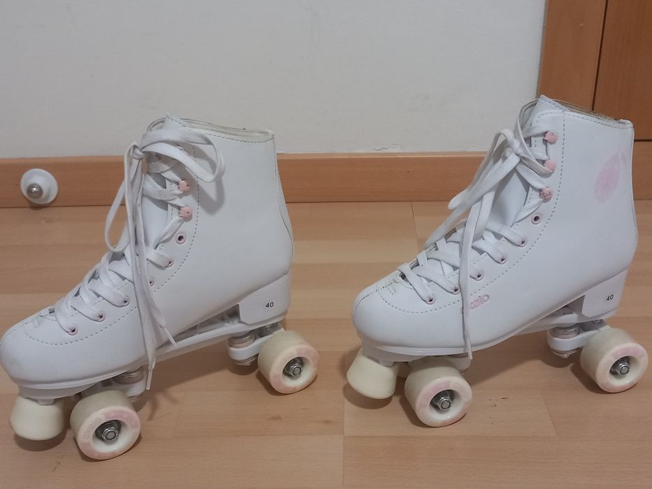 Patins oxelo+kit de proteção completo