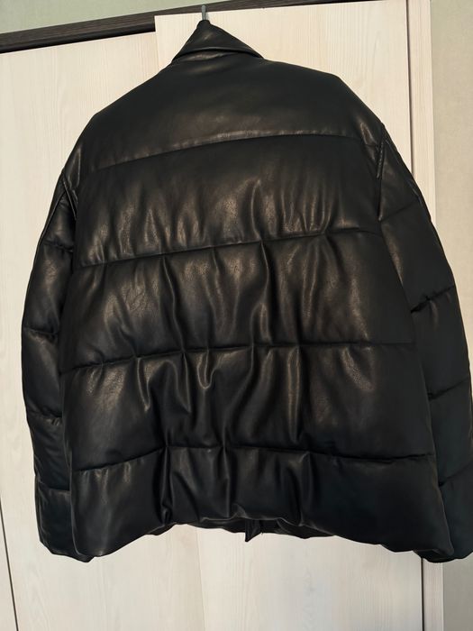 Чоловіча зимова Zara EUR L USAL MEX 42 екошкіра