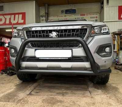 Кенгурятник Peugeot Landtrek 2021+ захист переднього бамперу дуги
